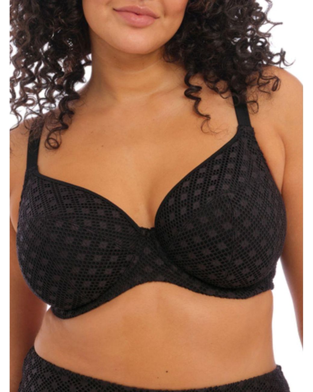 Elomi Black Bazaruto Plunge Bikini Top