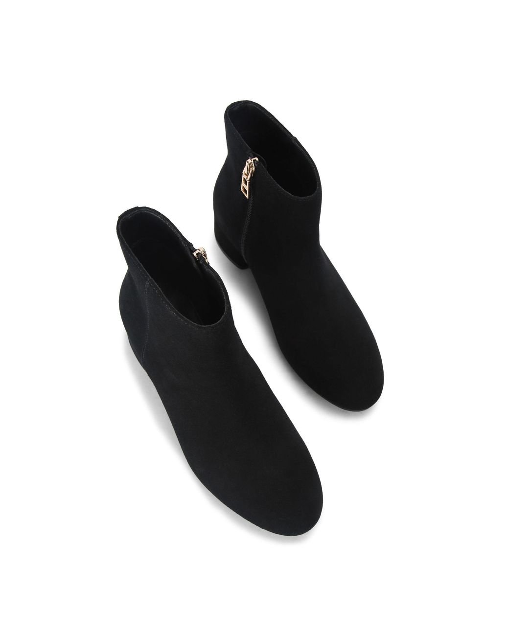 Carvela Kurt Geiger Black Suede Gaia Ankle Boots