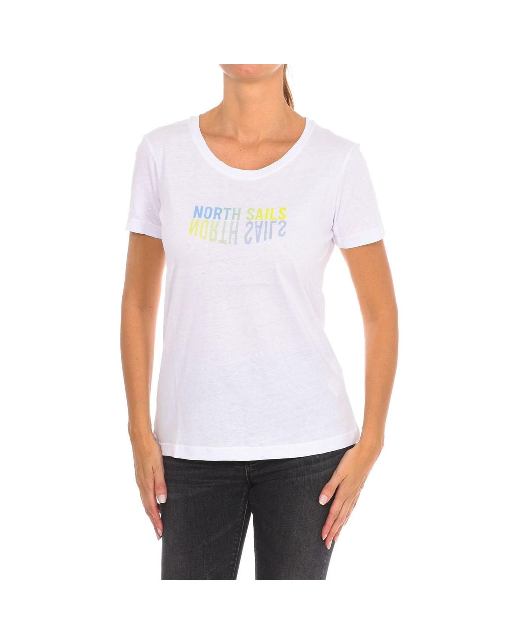 North Sails White Short Sleeve T-Shirt 9024290
