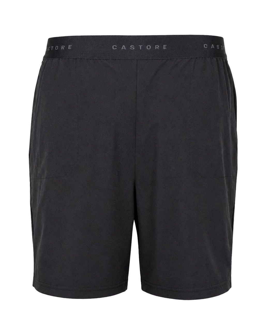 Castore Black 7Inch Branded Elastic Shorts for men