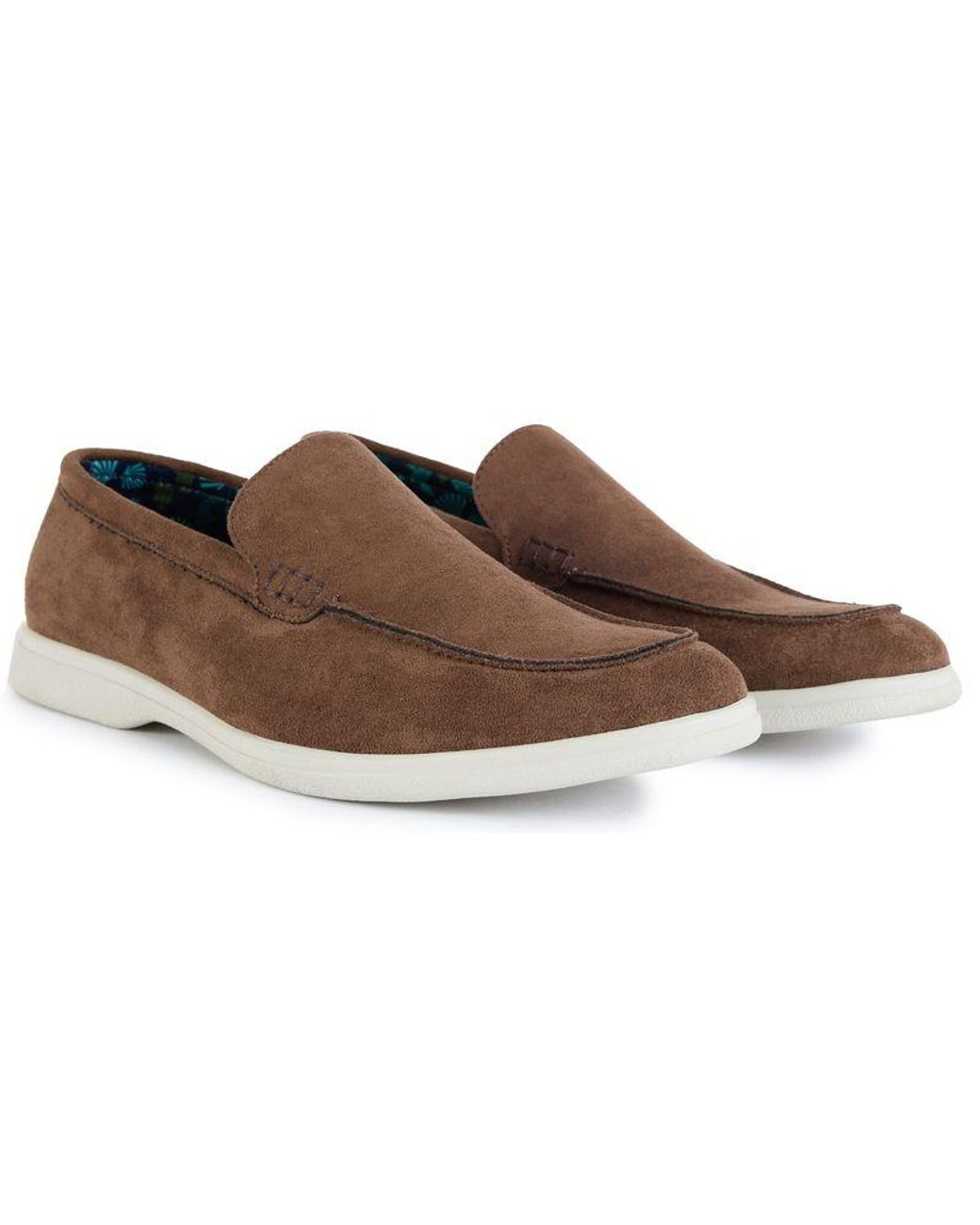 V.Gan Brown Vegan Cashew Slip On Shoes for men
