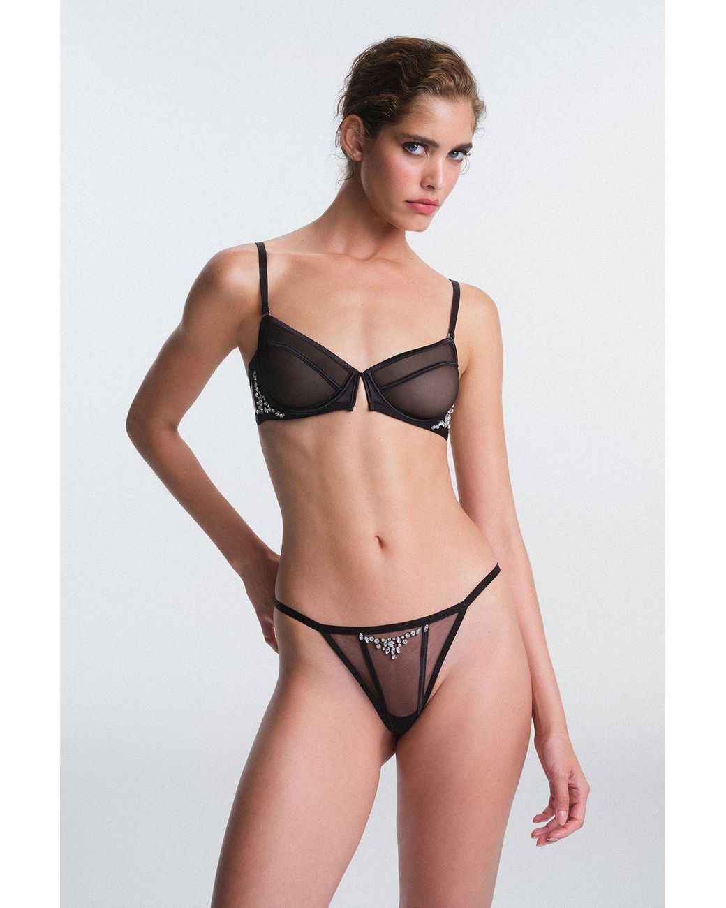 Penti Black Lace Underwired Bra