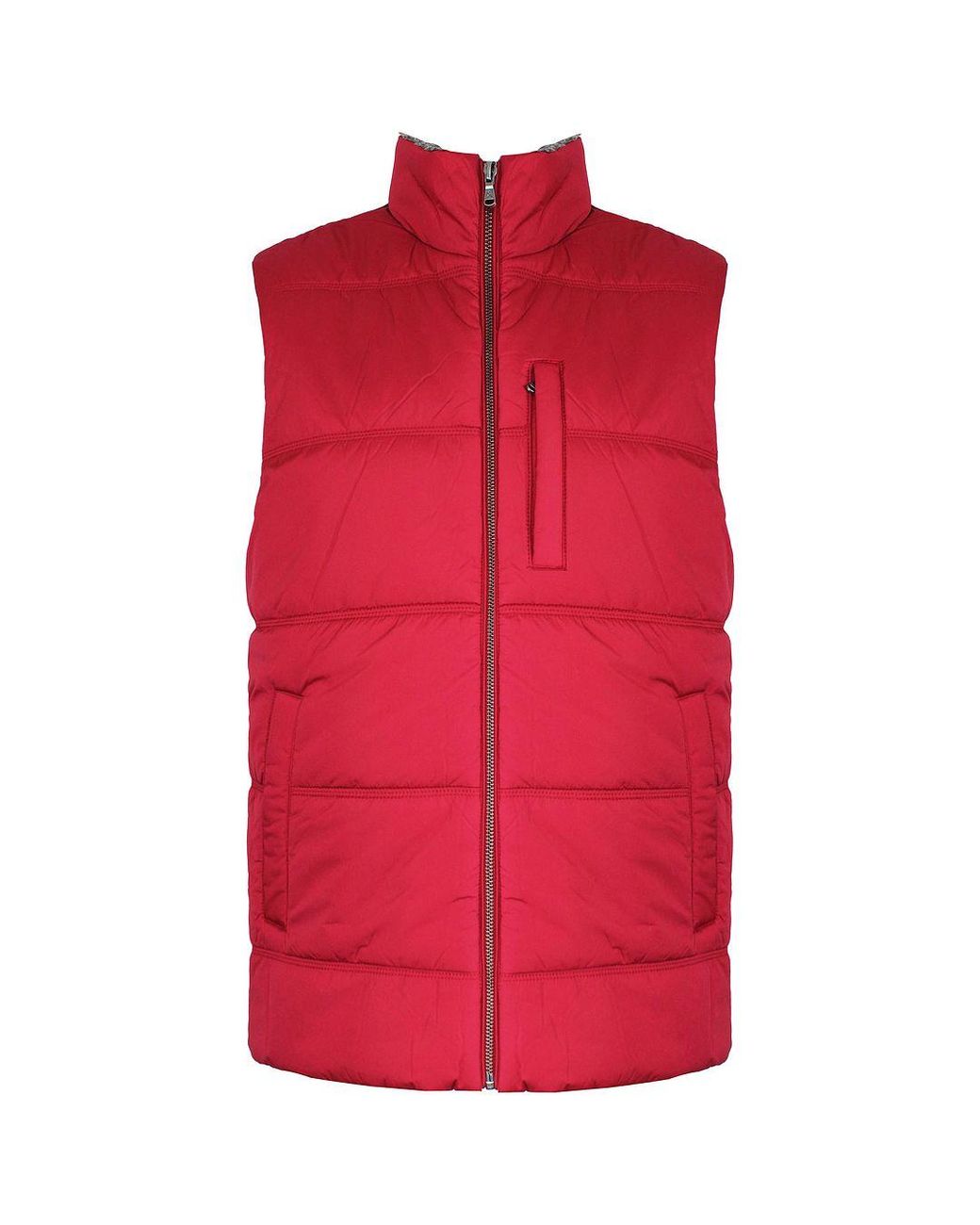 Hackett Red Polar Fleece Gilet for men