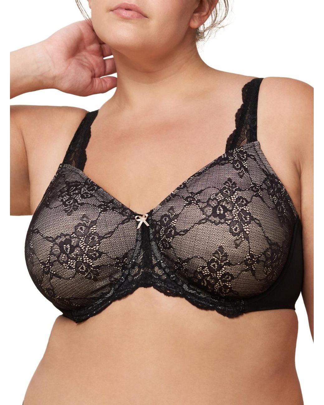 Triumph Black Contouring Sensation Minimizer Bra