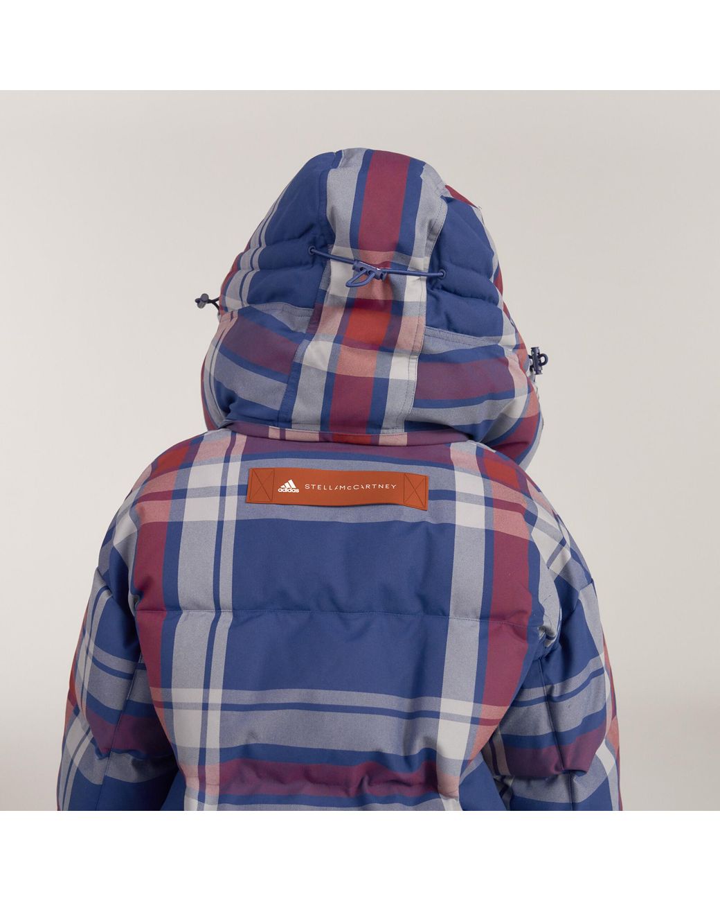 Adidas By Stella McCartney Blue Mid Length Padded Winter Jacket