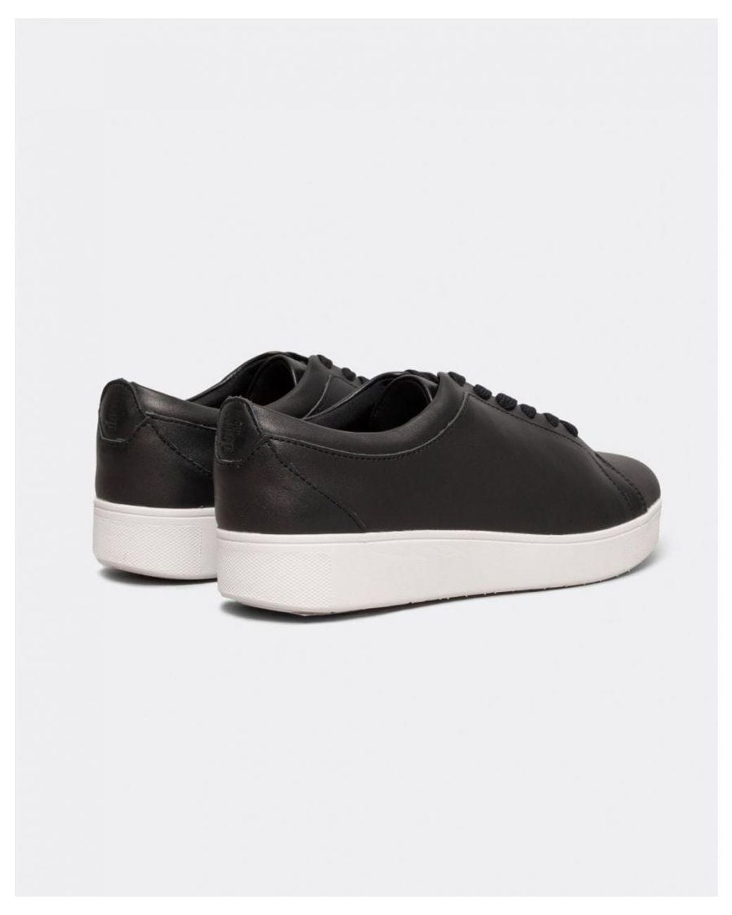Fitflop White Rally Leather Trainers