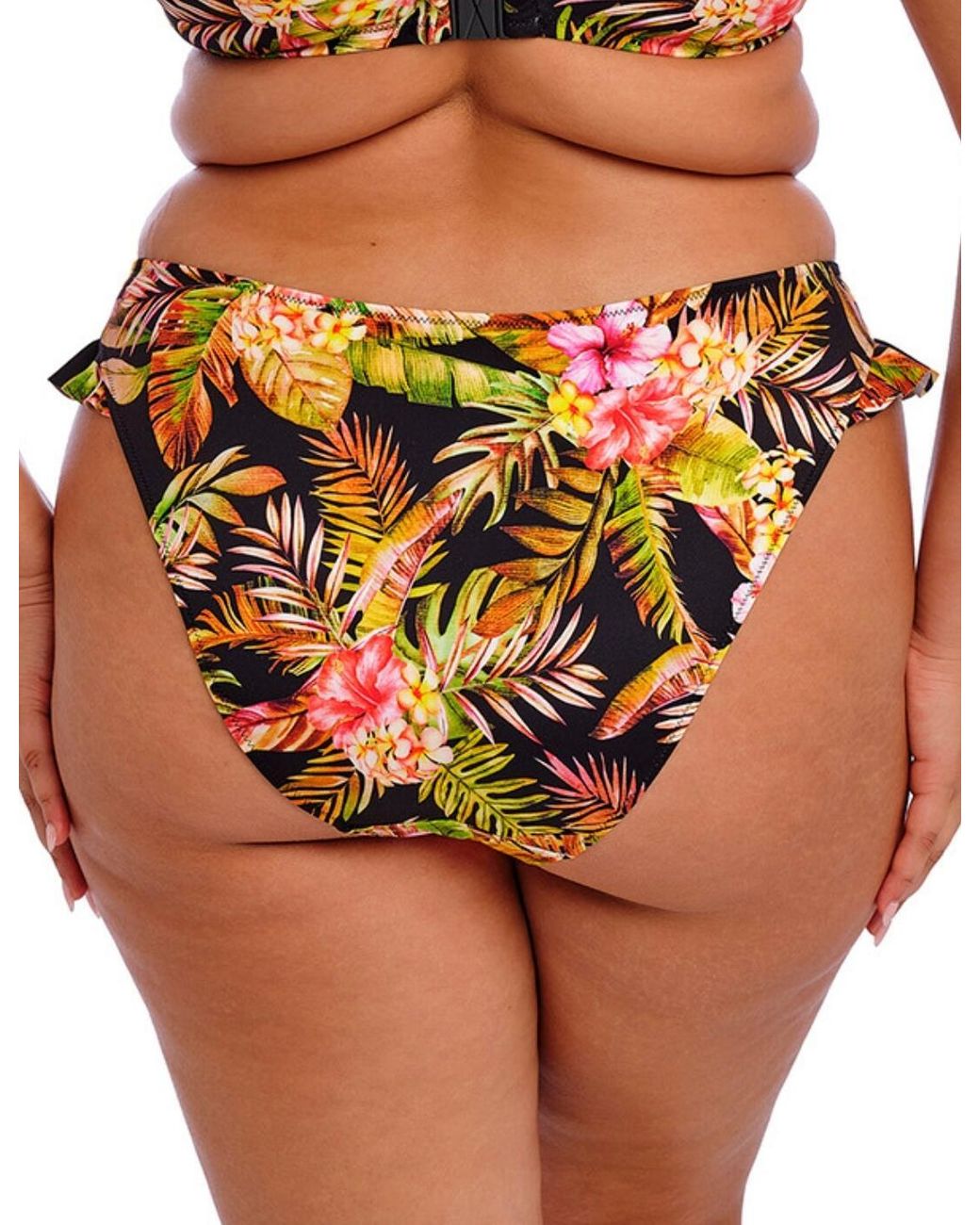 Elomi Natural 802385 Tiger Valley High Leg Bikini Brief