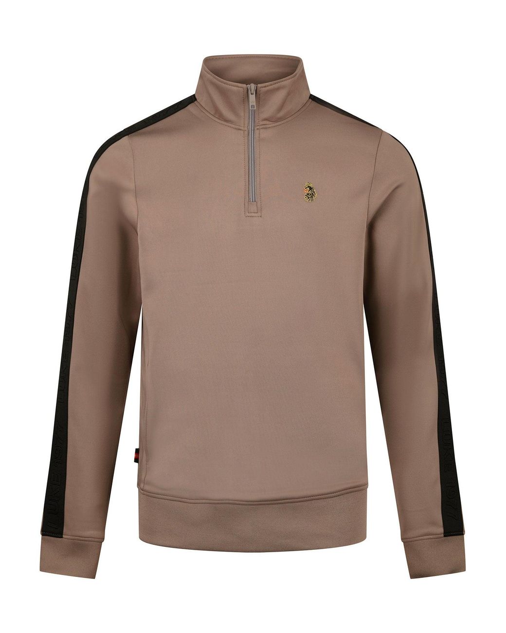 Luke 1977 Brown Tttqr Quarter Zip Hardnut Sweatshirt for men