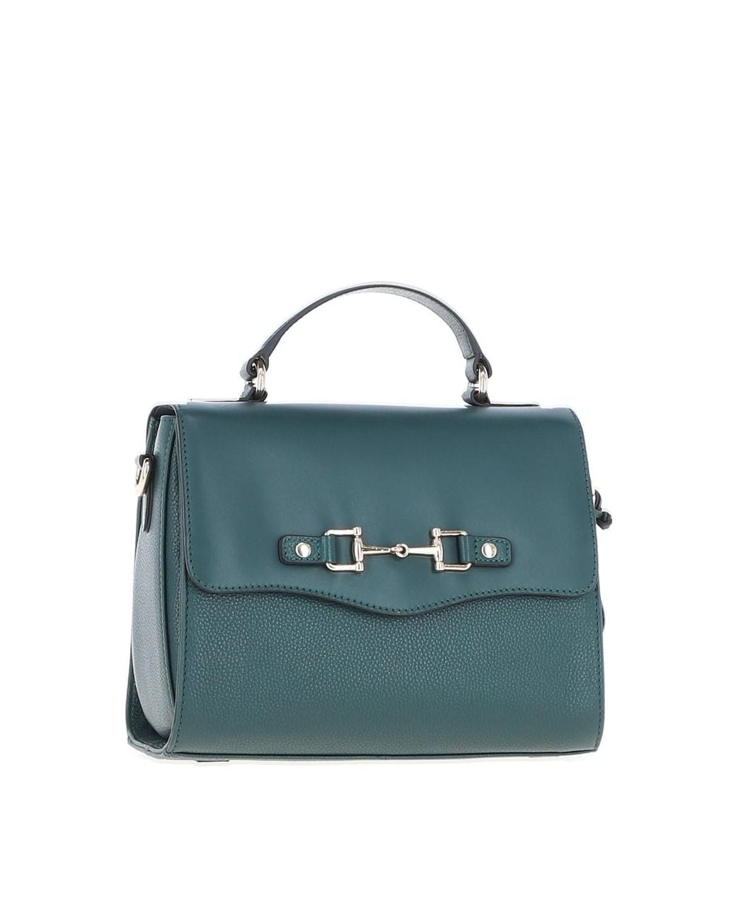 Ashwood Leather Blue Real Flap Over Handbag