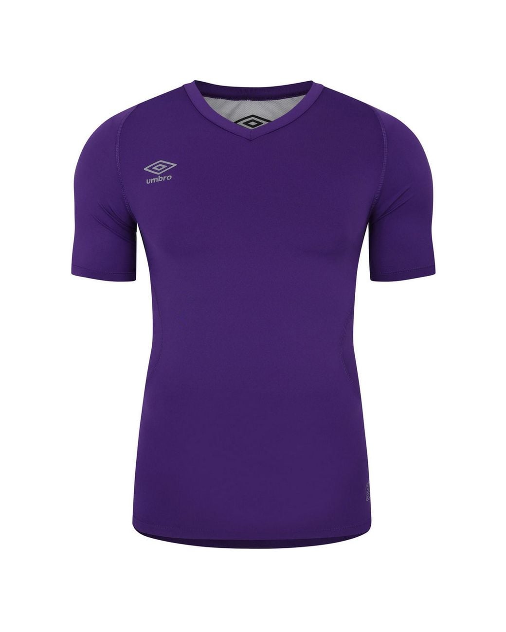 Umbro Purple Adult Elite V Neck Base Layer Top (Bright)
