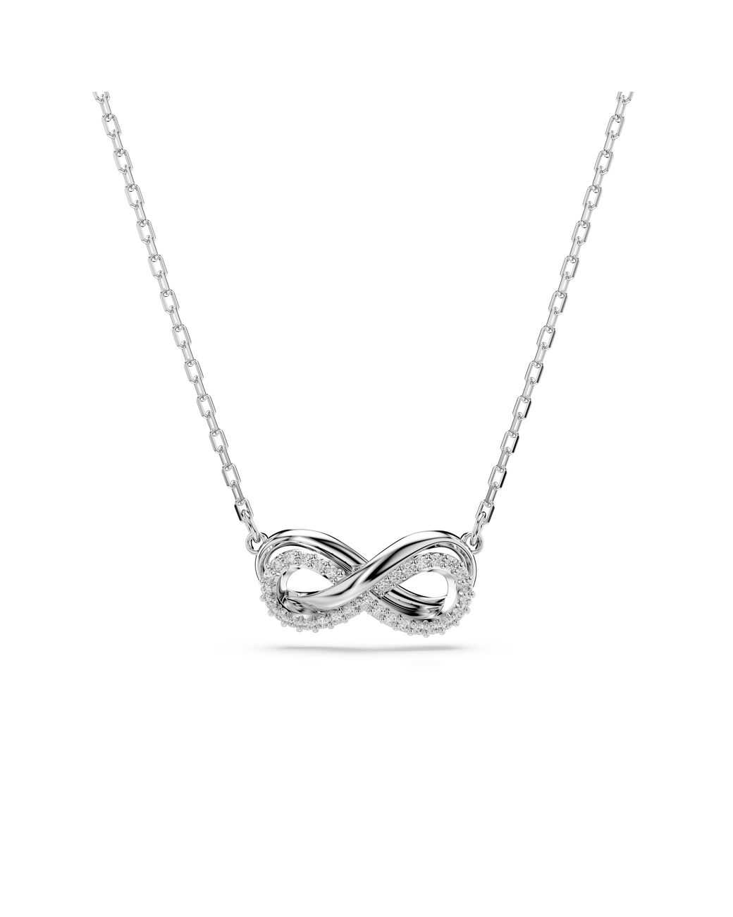 Swarovski Metallic 'Hyperbola' Base Metal Necklace