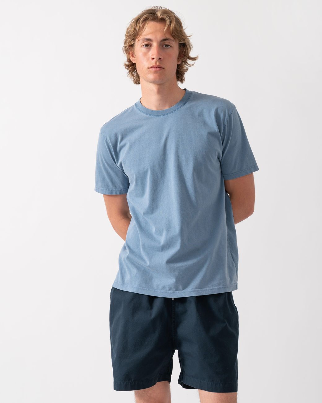 COLORFUL STANDARD Blue Classic T-Shirt