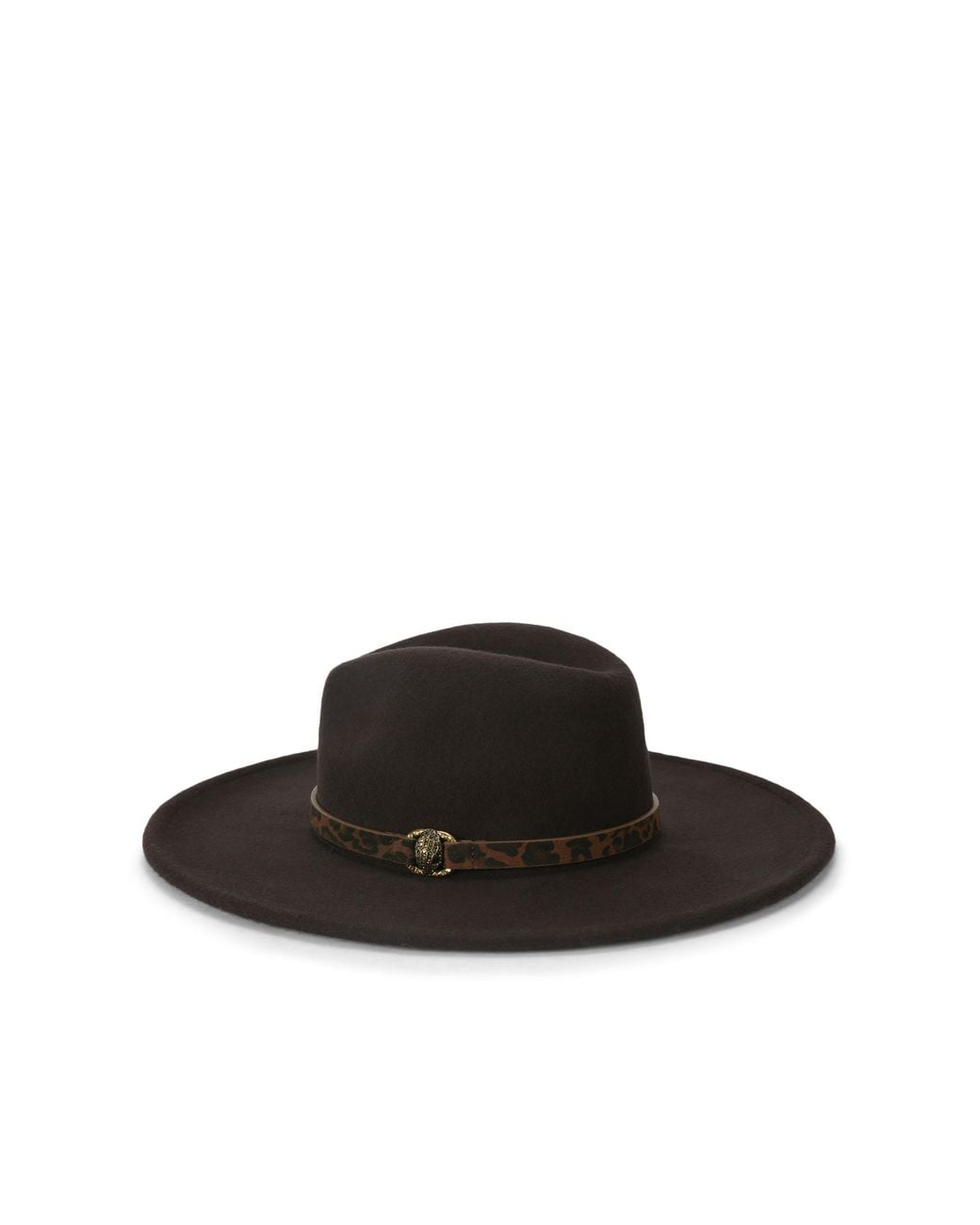 Kurt Geiger Brown Chelsea Fedora Hat