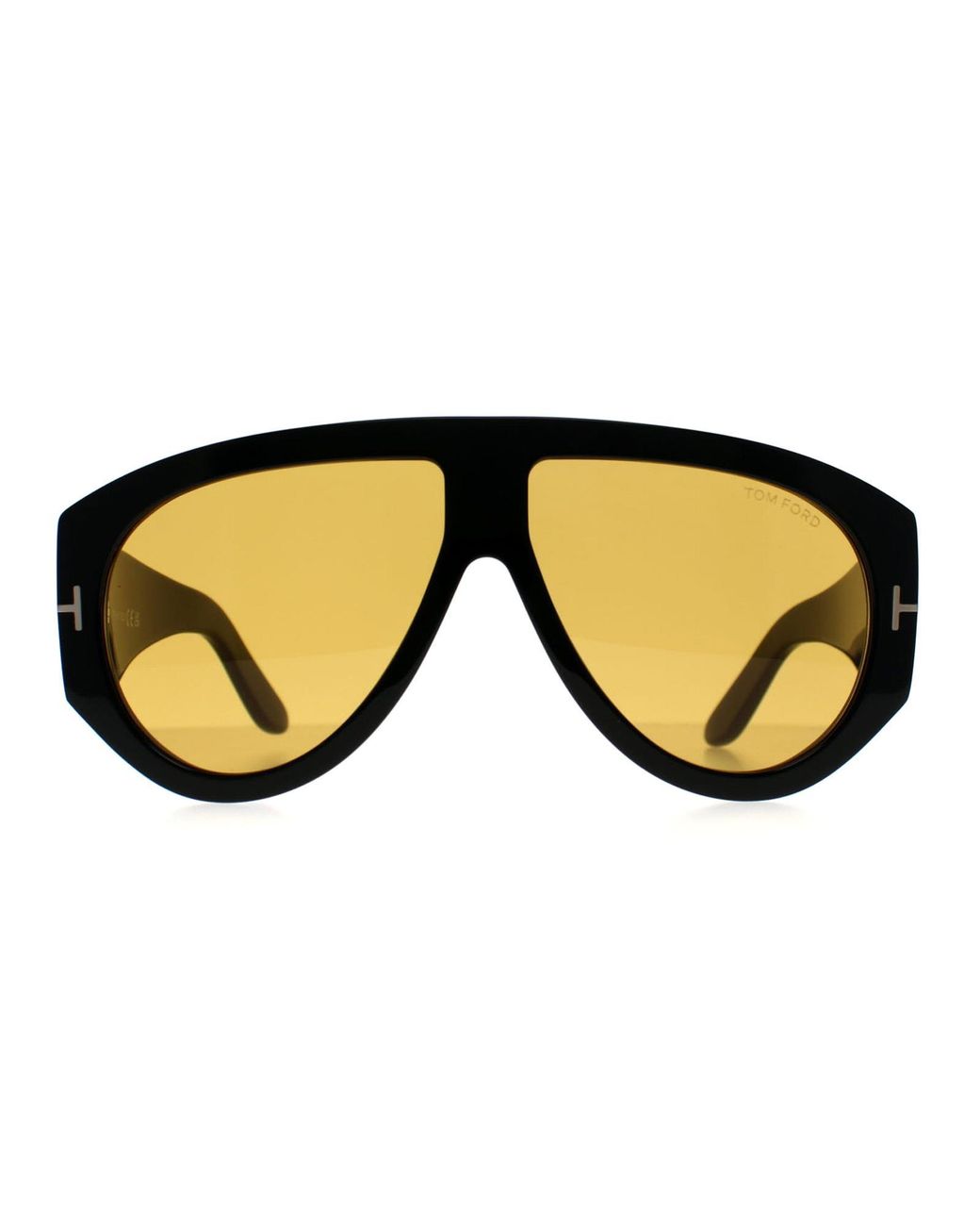 Tom Ford Black Aviator Shiny Bronson Ft1044 for men