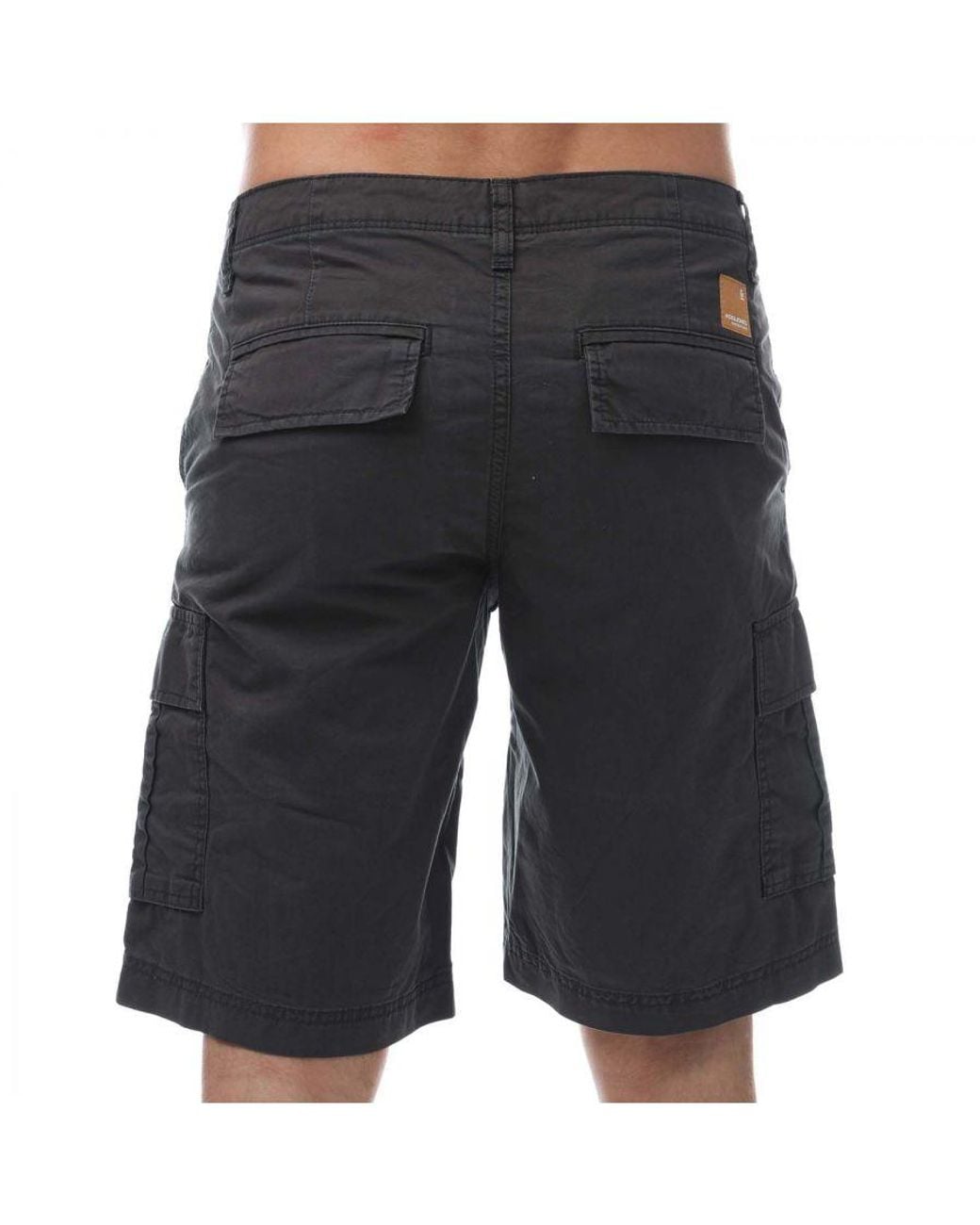 Jack & Jones Black Zues Cargo Shorts for men