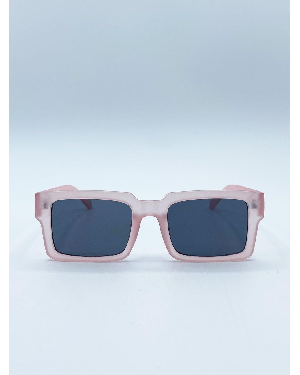 SVNX Blue Square Frame Sunglasses