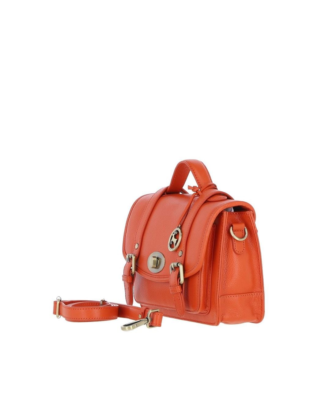 Ashwood Leather Orange Stylish Real Large Satchel Bag