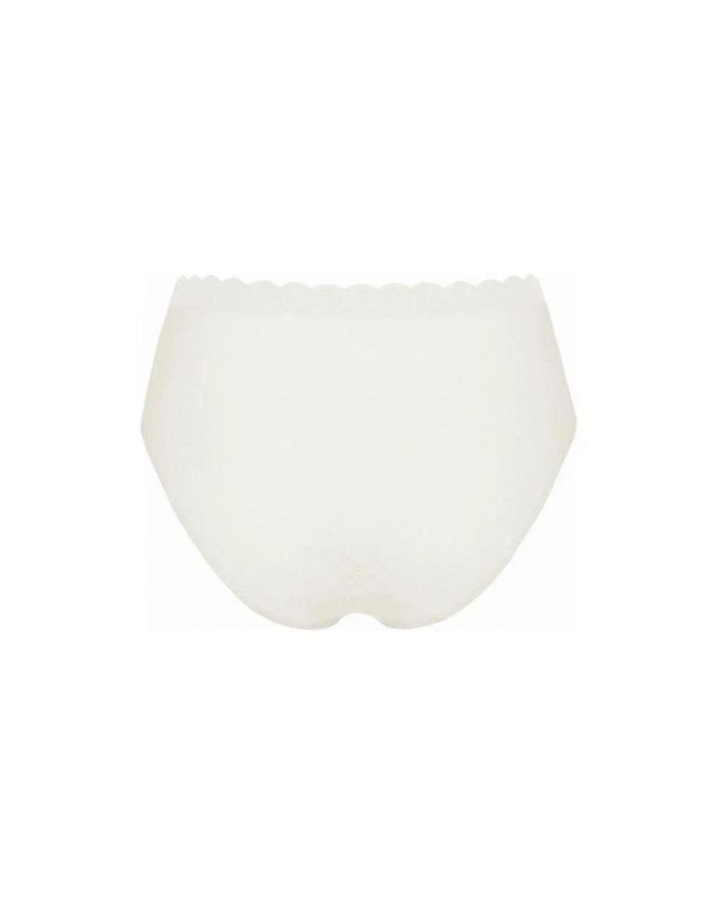 Sloggi White Zero Feel Lace High Waist Brief
