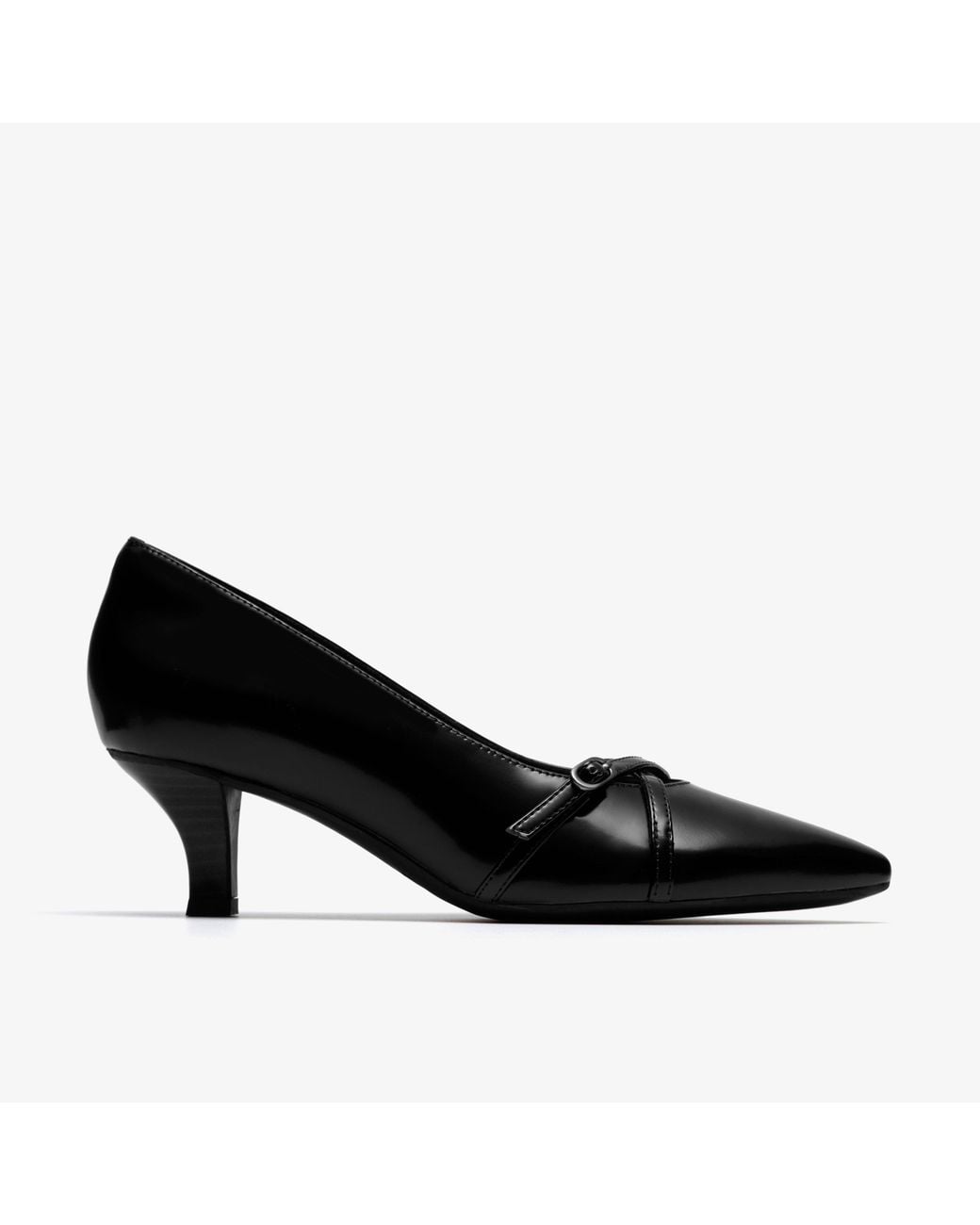 Clarks Black Kepley Star Leather Shoes