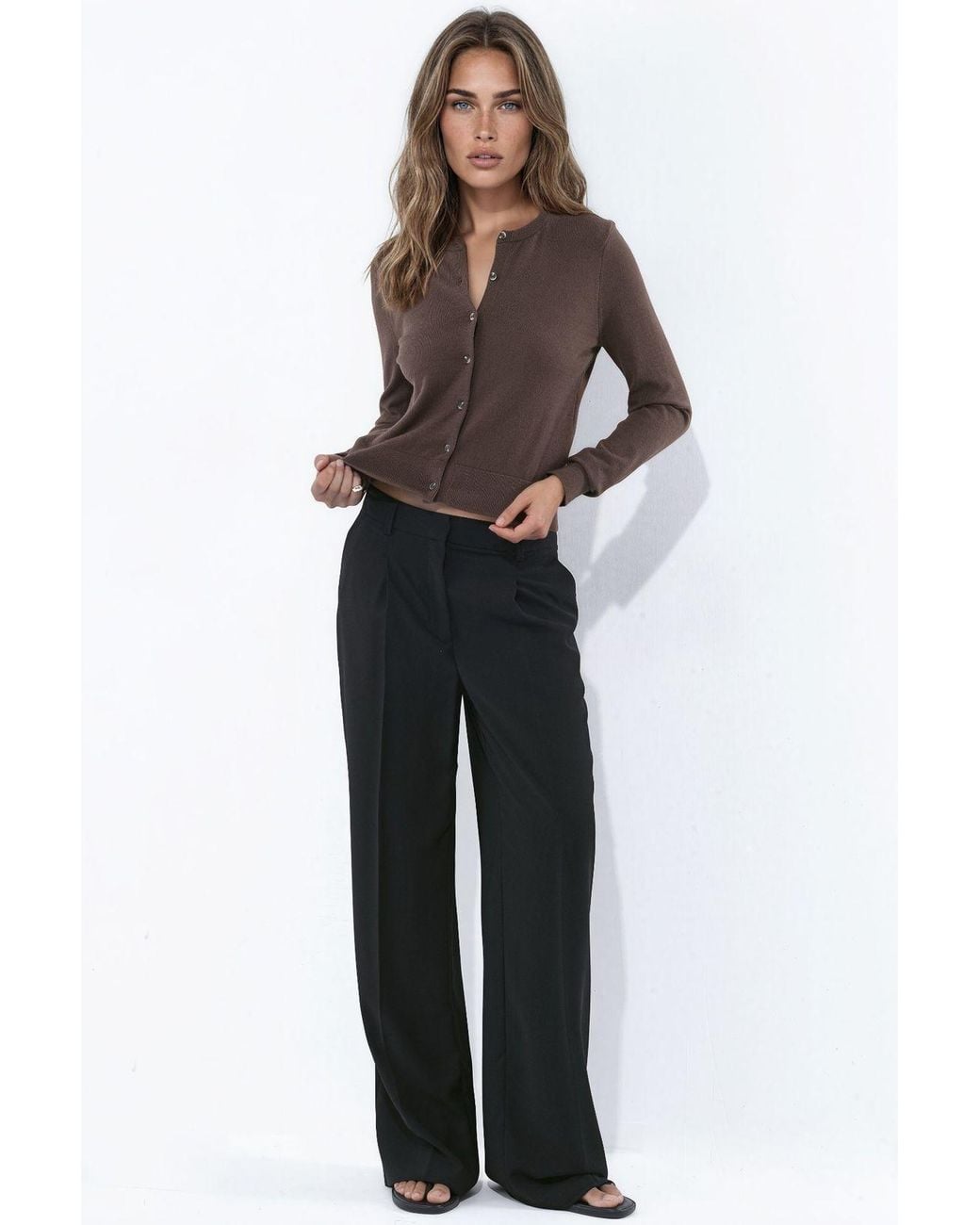 Hiccup Black Lightweight Knit Cardigan