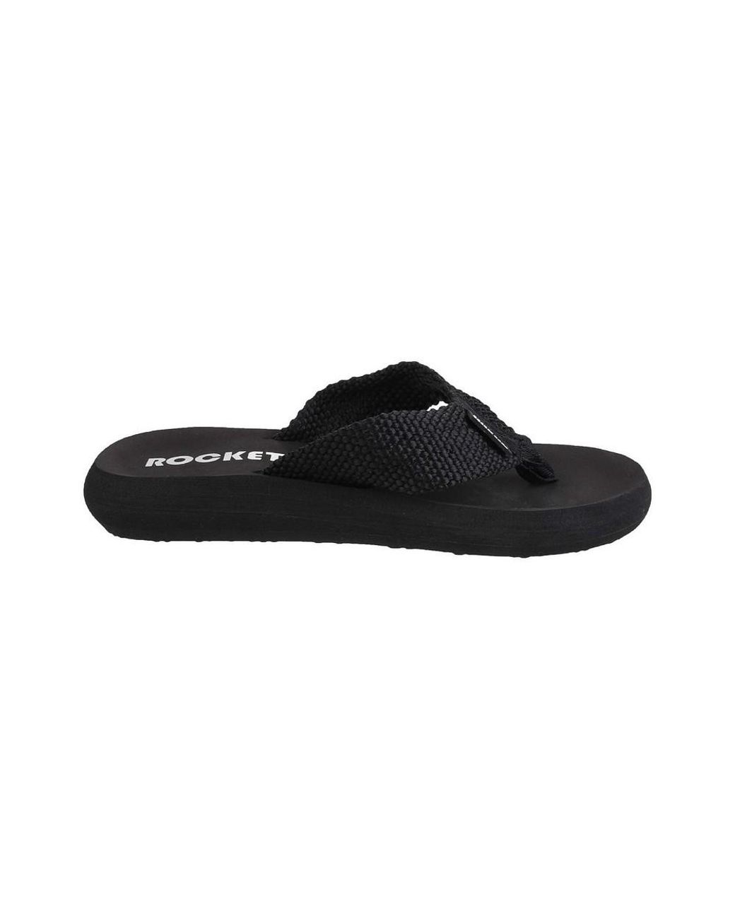 Rocket Dog Black Ladies Sunset Slip On Sandals