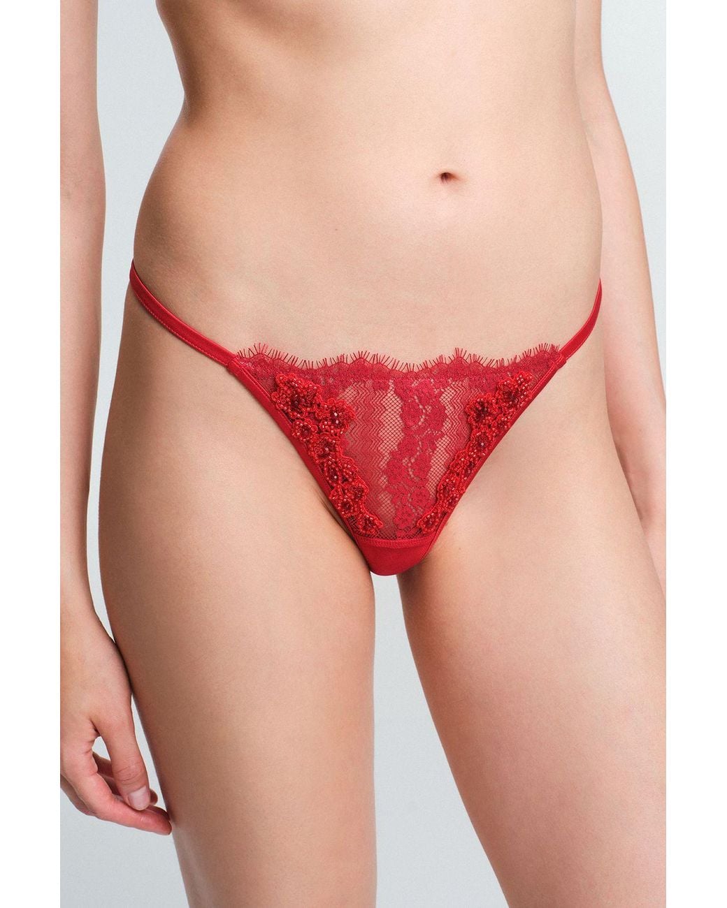 Penti Red Henna Thong