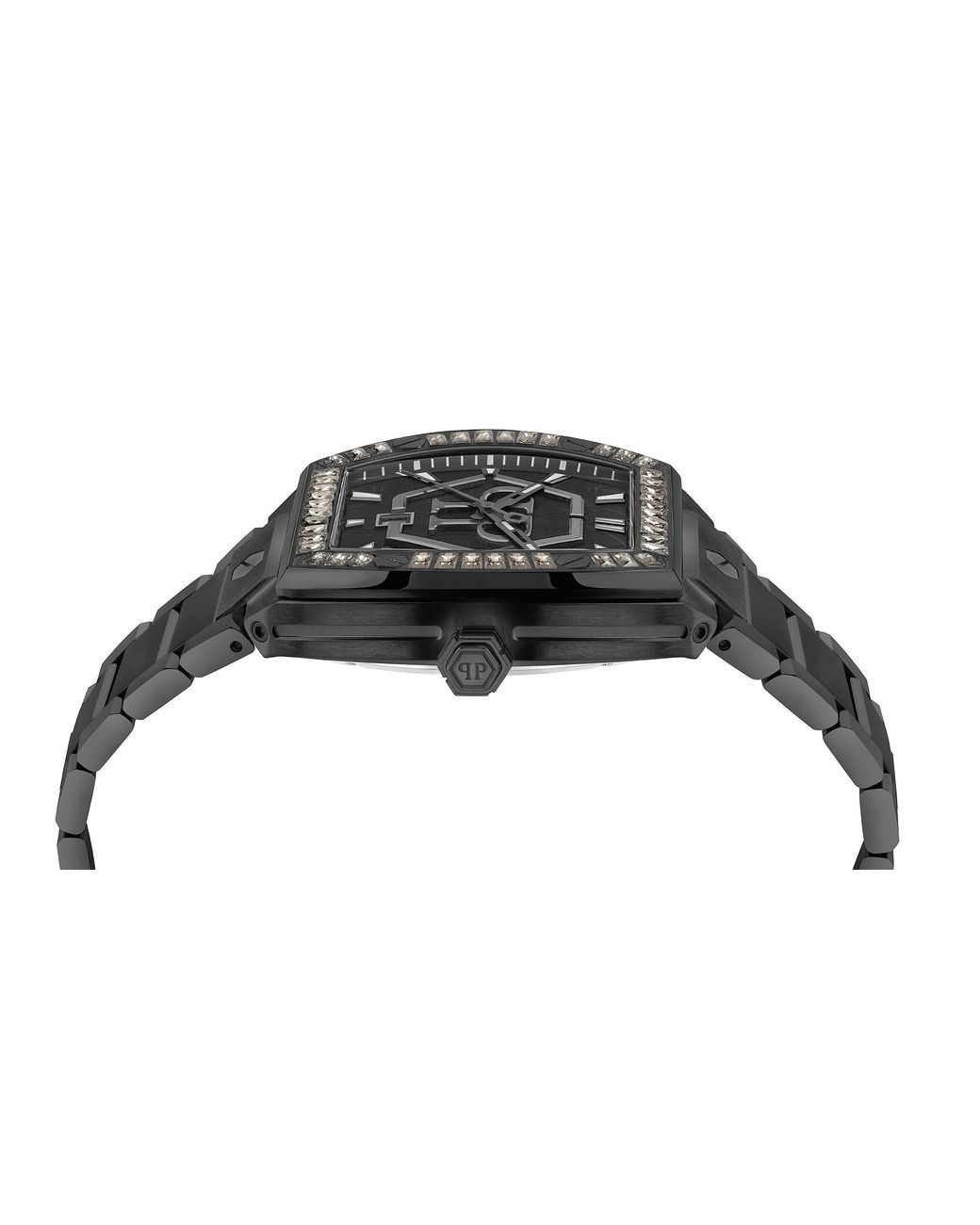 Philipp Plein Black Hexagon Phantom Watch Pwpua1125 Stainless Steel for men