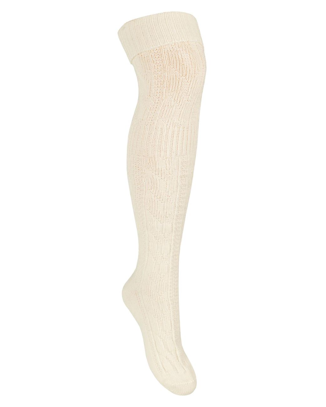 Steve Madden Black Over The Knee Wool Socks