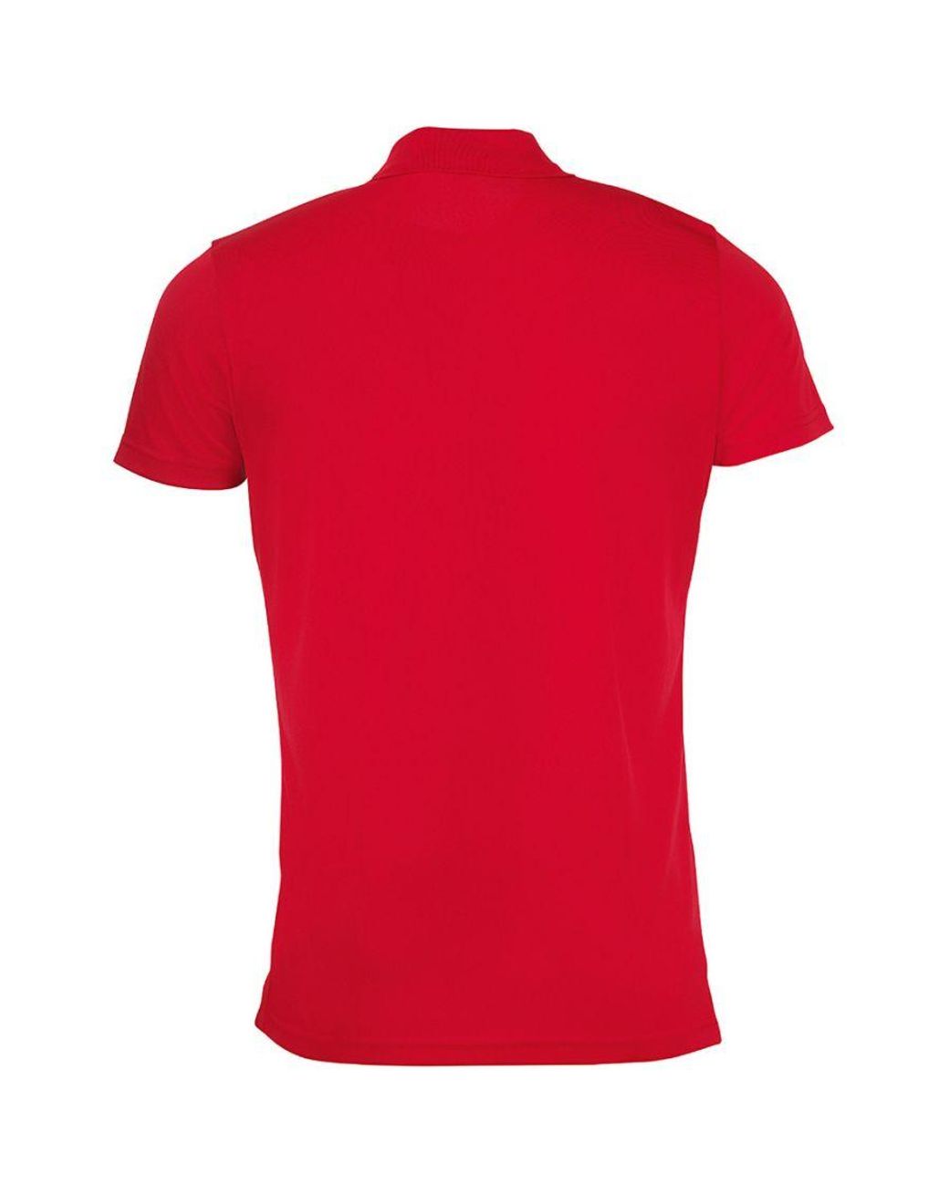 Sol's Red Performer Short Sleeve Pique Polo Shirt for men