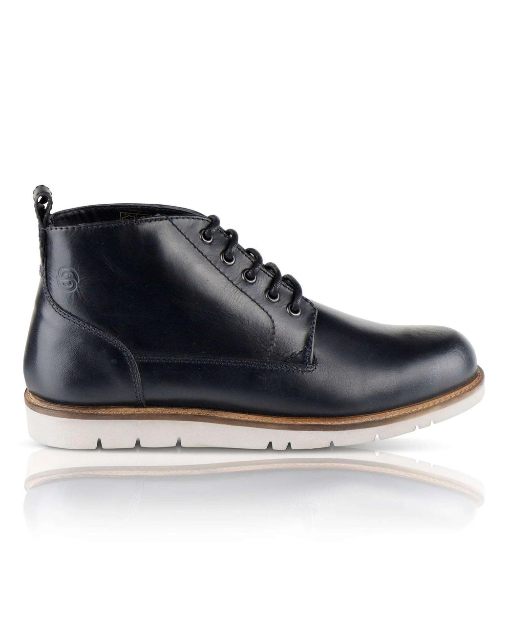 Silver Street London Blue Alderman Boots for men