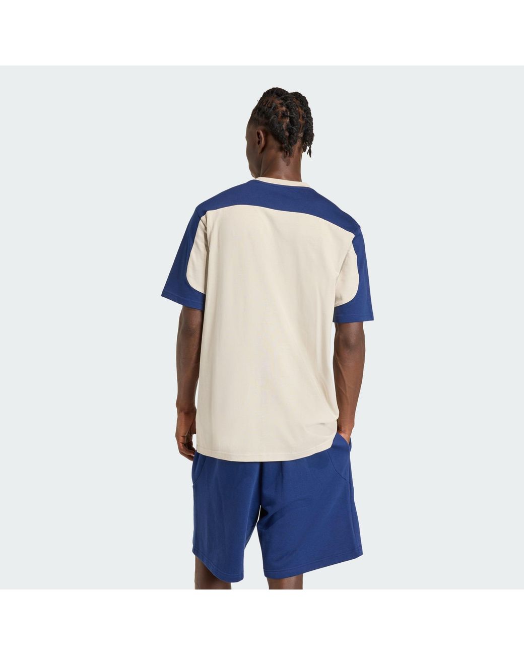 Adidas Blue Collegiate T-Shirt for men
