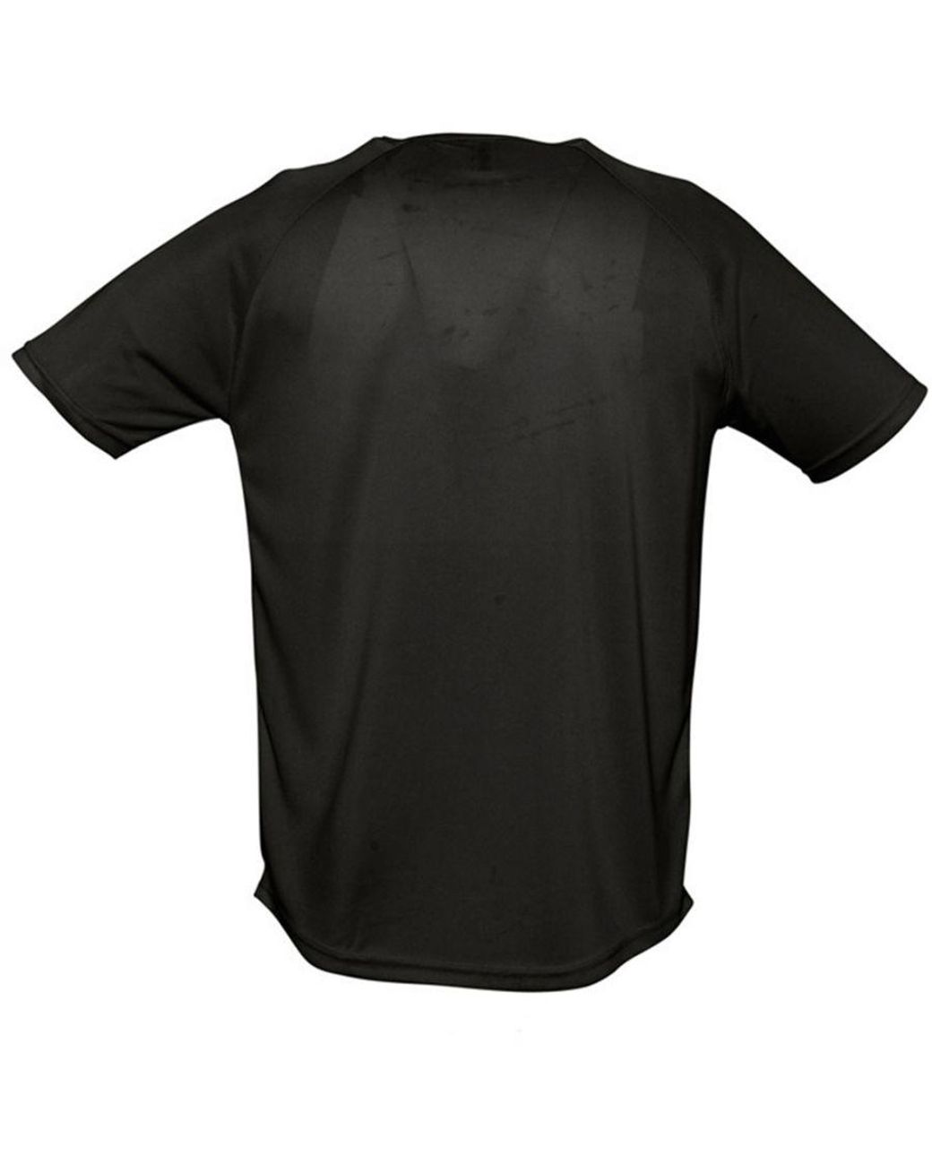Sol's Black Sporty Short Sleeve Performance T-Shirt for men