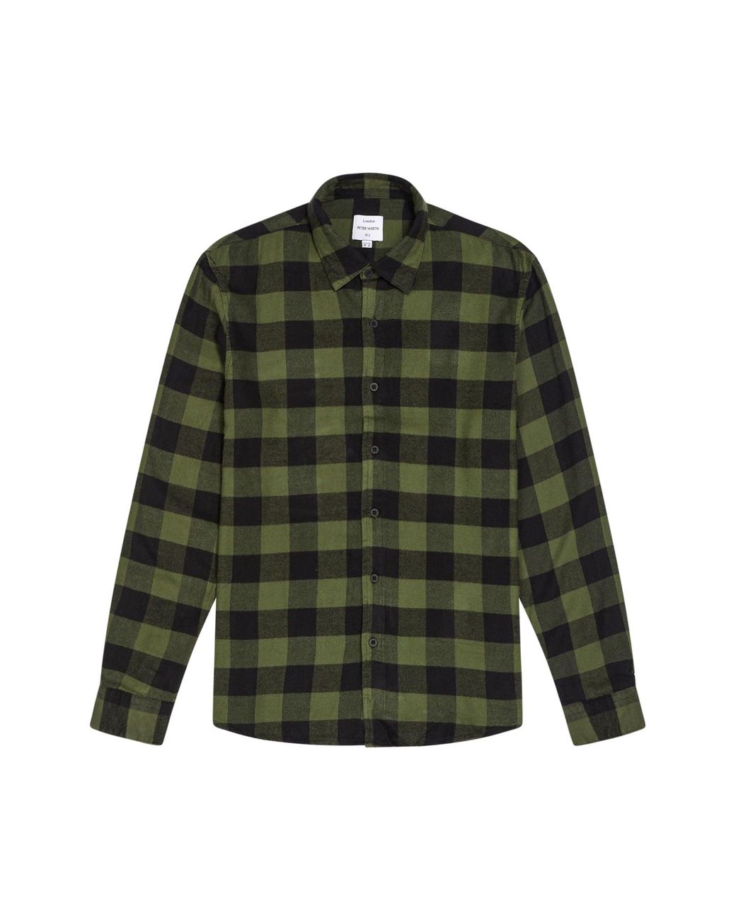 Peter Werth Green Brodie Ls Shirt for men