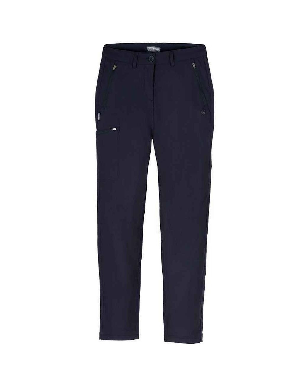 Craghoppers Blue Ladies Expert Kiwi Pro Stretch Hiking Trousers (Dark)