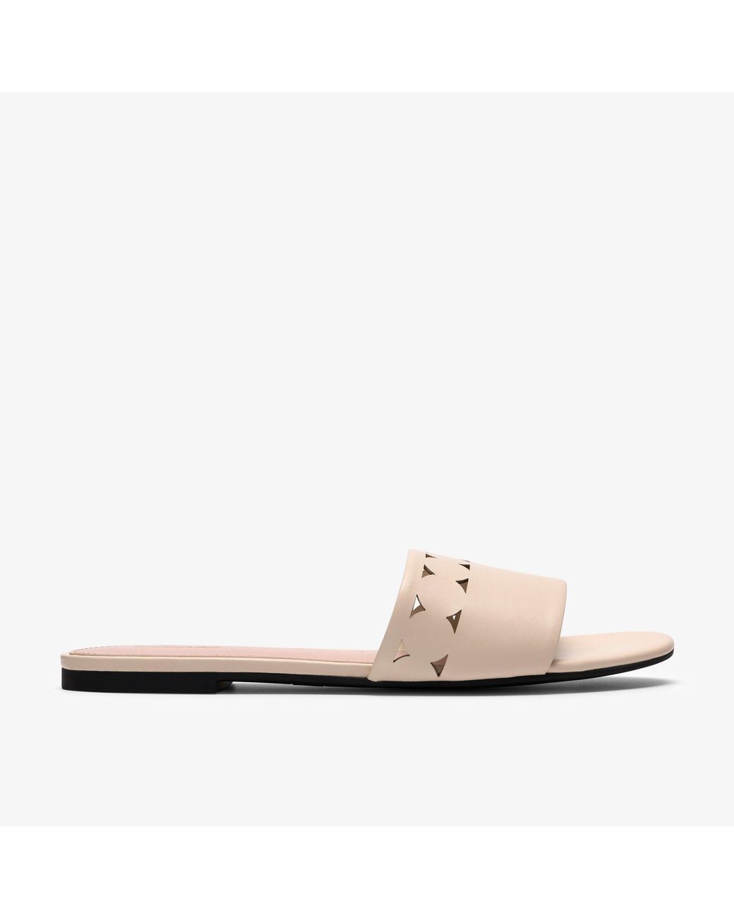 Clarks White Kediri Mule Sandals