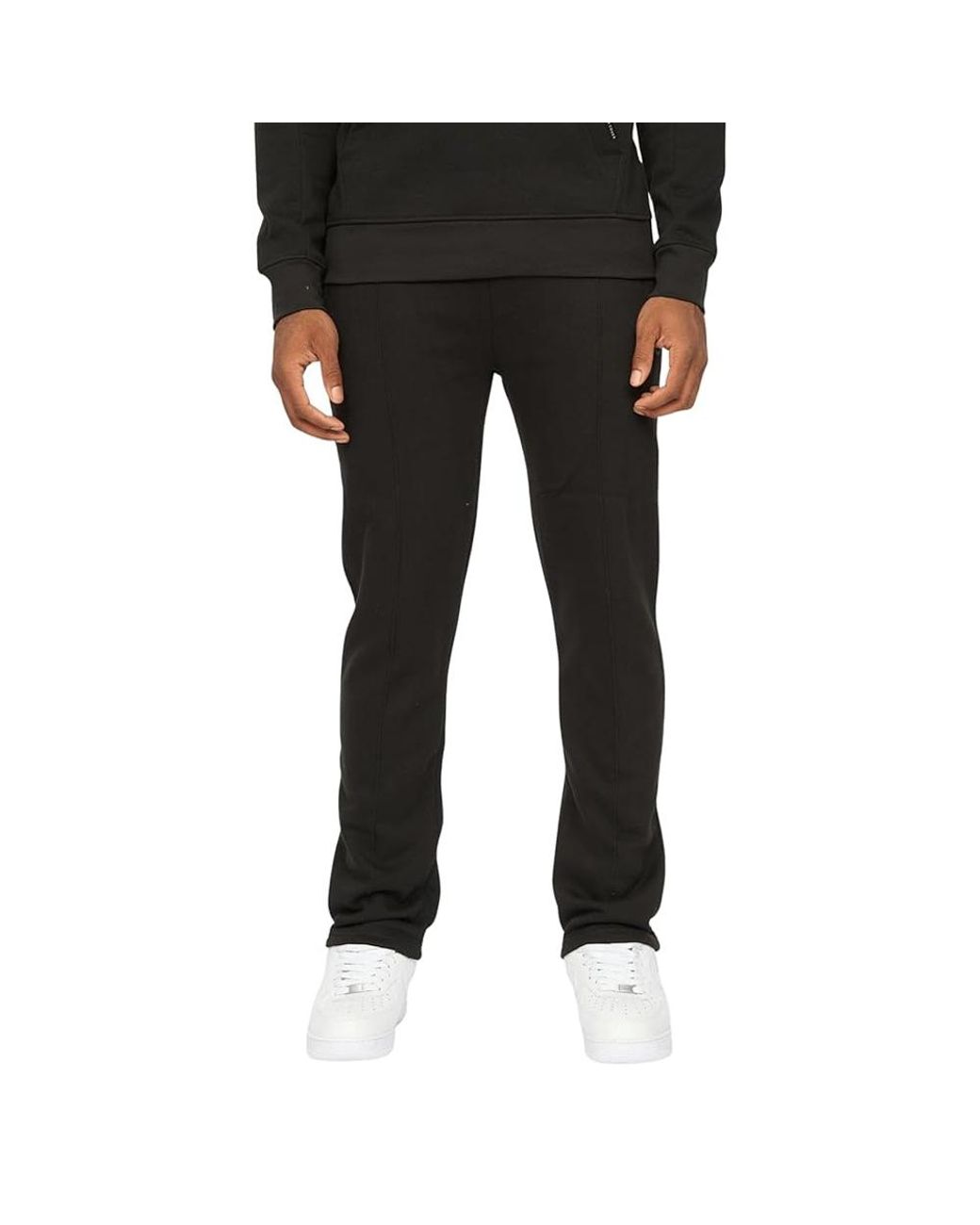 Duck and Cover Black Chattamere Jogging Bottoms for men