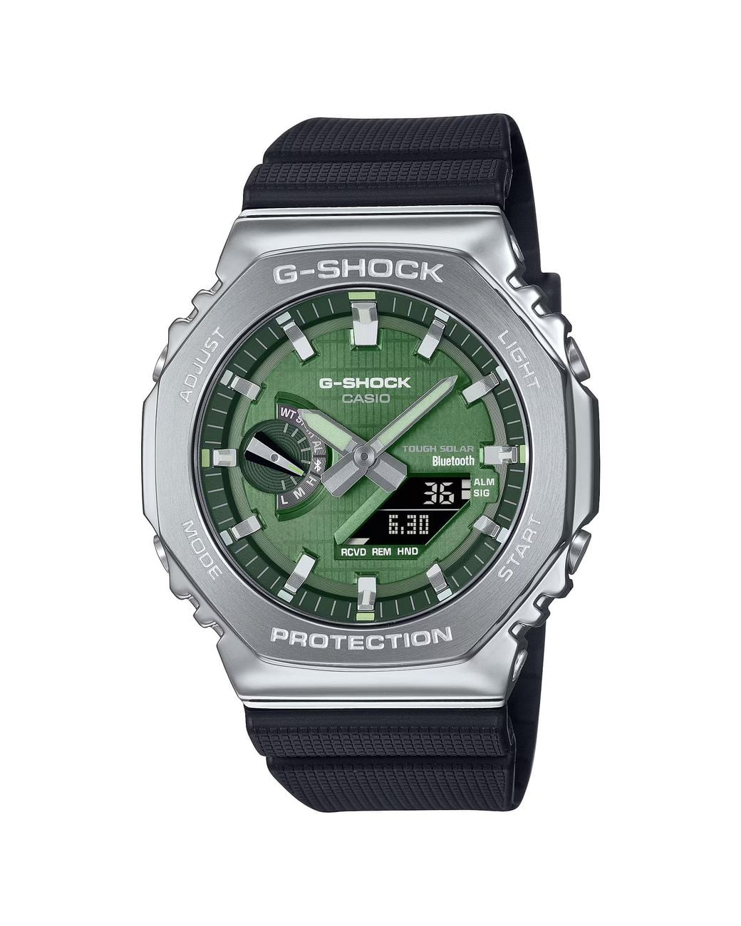 G-Shock Green G-Shock Watch Gbm-2100A-1A3Er Material_Plastic for men