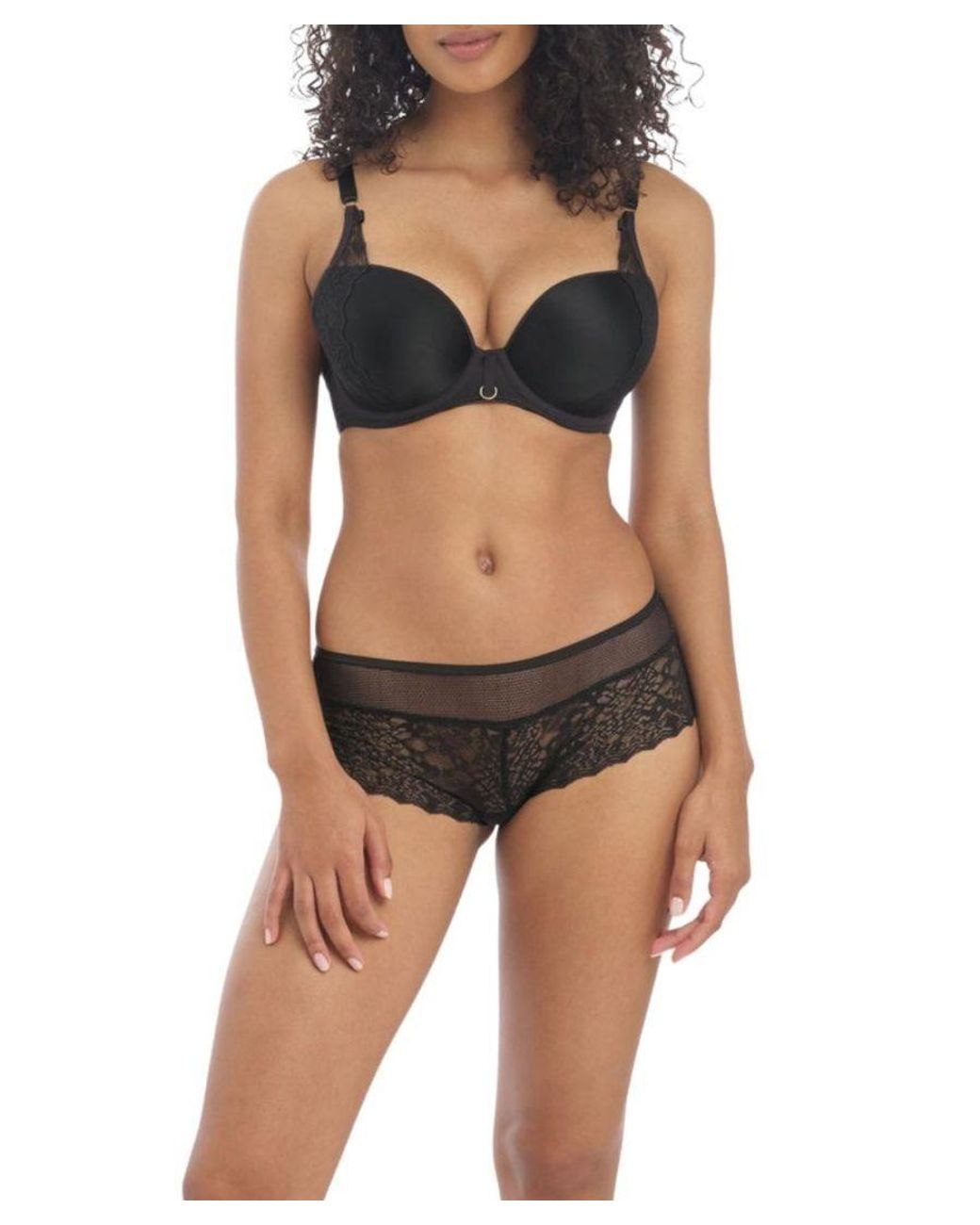 Freya Black Temptress T-Shirt Bra