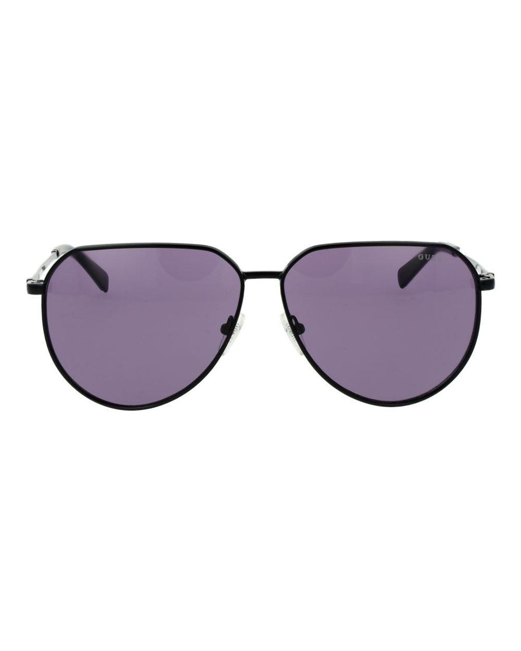 Guess Purple Metal Sunglasses for men