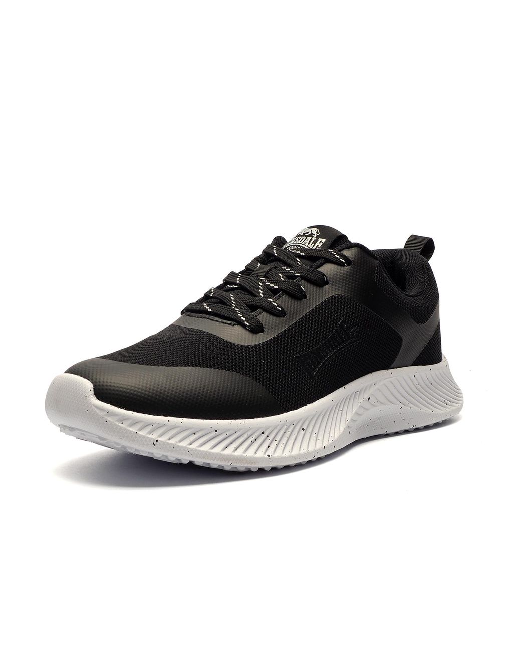 Lonsdale Black Winton Trainers for men