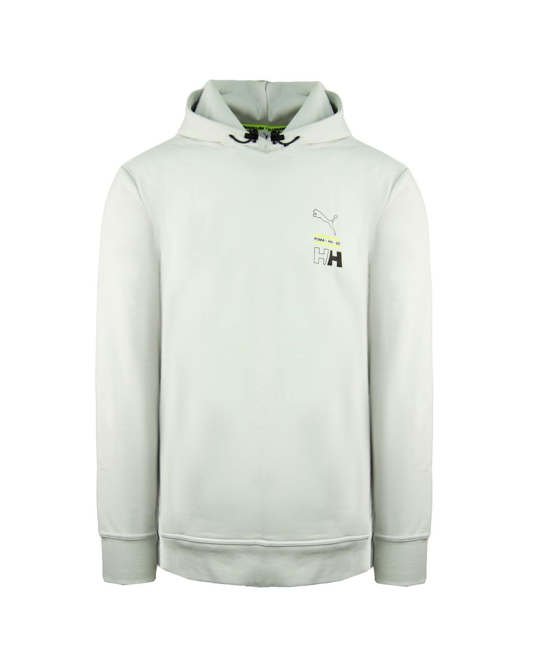 PUMA Gray X Helly Hansen Long Sleeve Pullover Hoodie 598283 95 Cotton for men