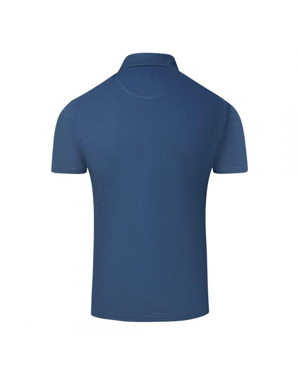 Aquascutum Blue Aldis London Logo Polo Shirt for men