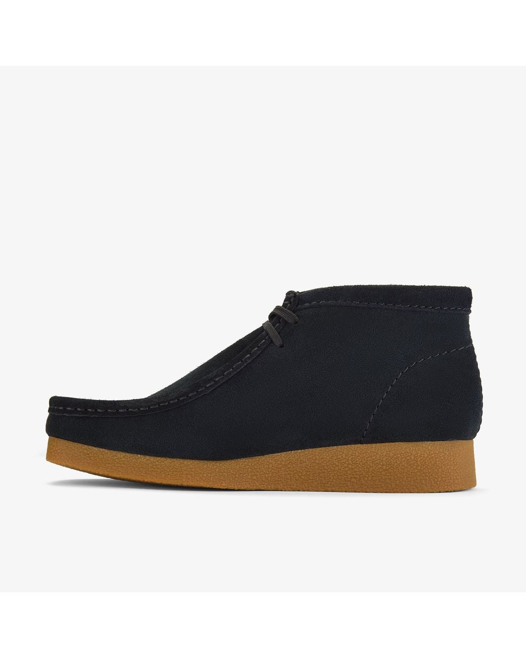 Clarks Blue Wallabtevo Ii. Sde Boots