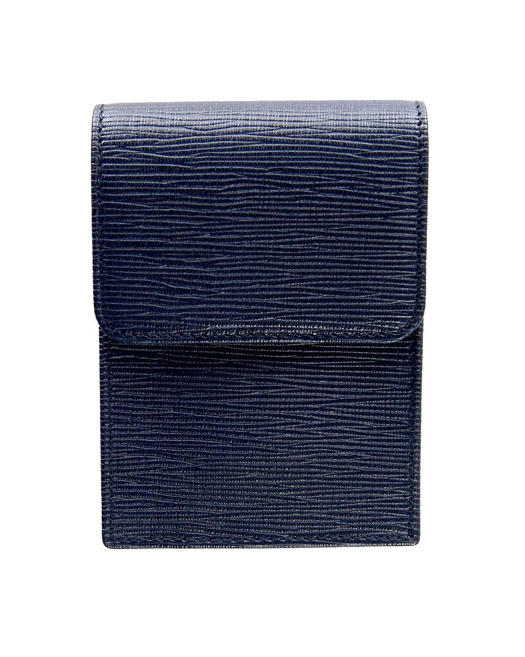 Hackett Blue Mayfair Curzon Card Holder for men