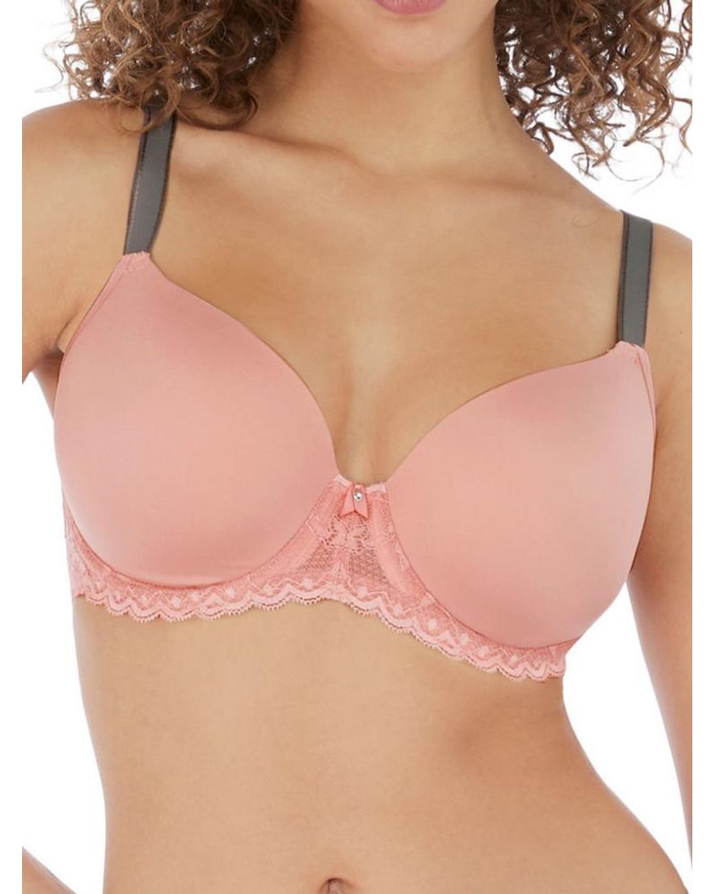 Freya Pink Offbeat Moulded Demi T-Shirt Bra