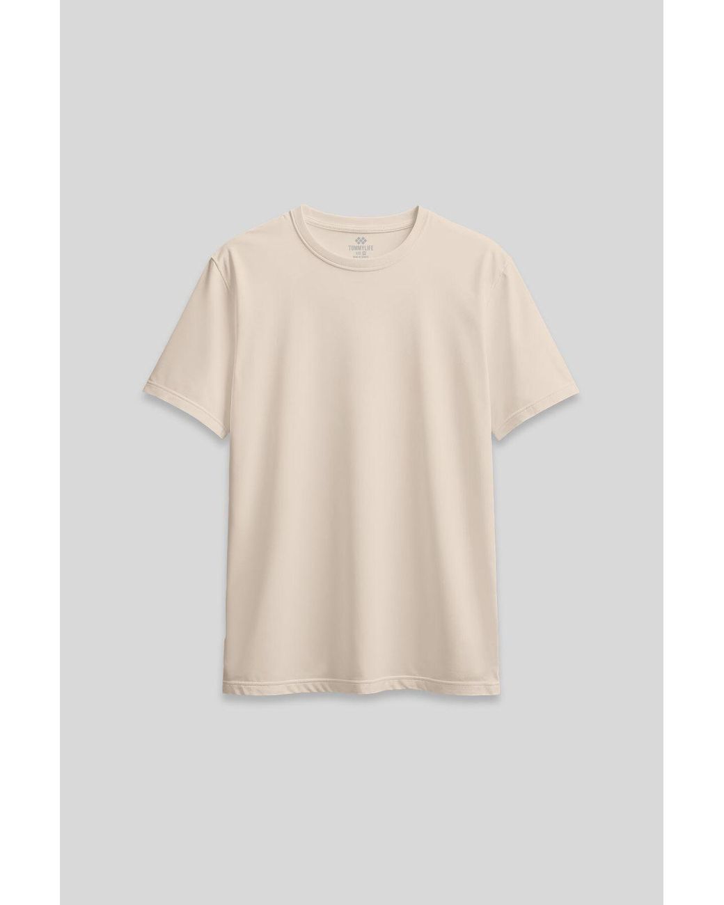 TOMMY LIFE Natural Cotton Elastane T-Shirt