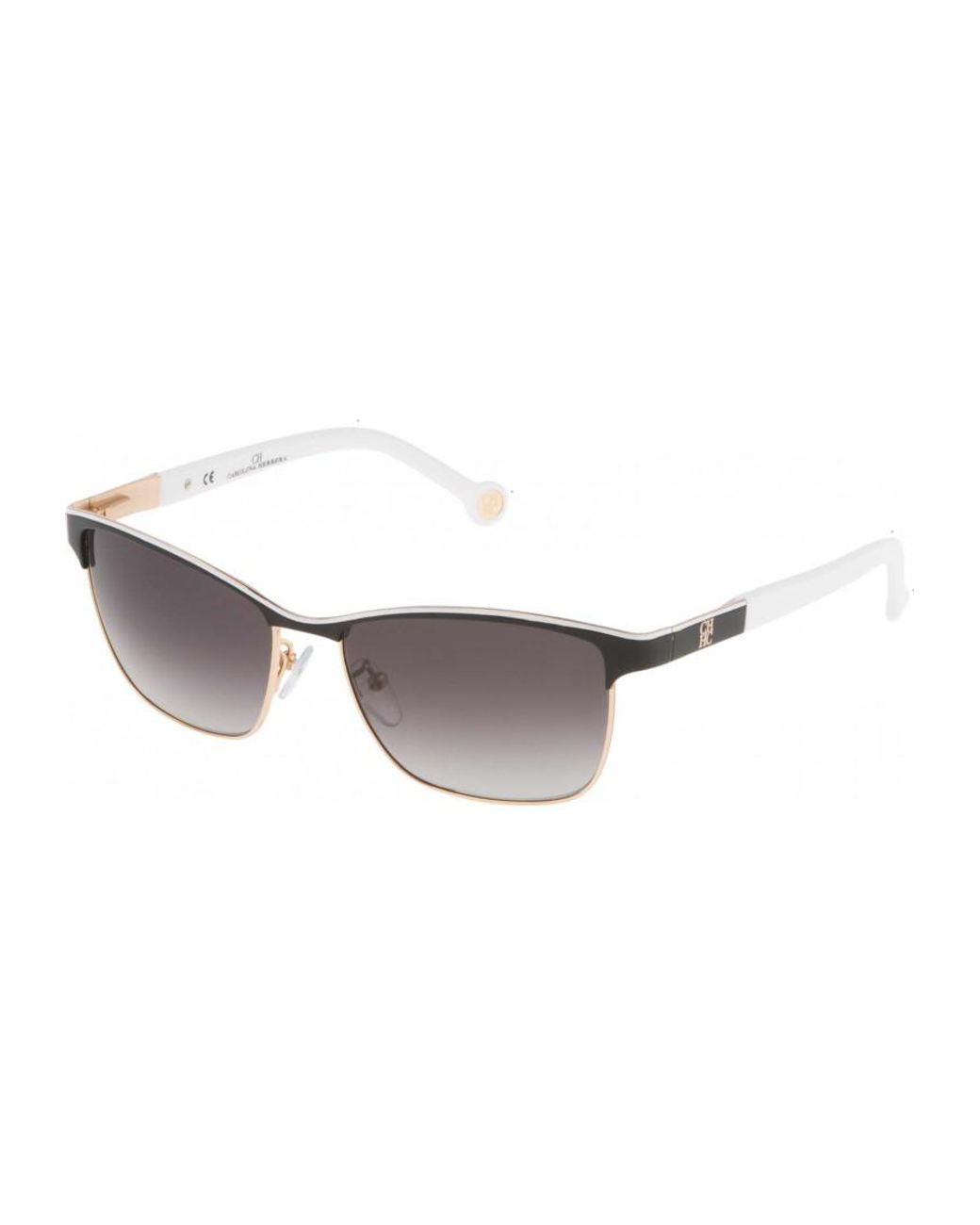 Carolina Herrera White She069 56 0Np1 Sunglasses