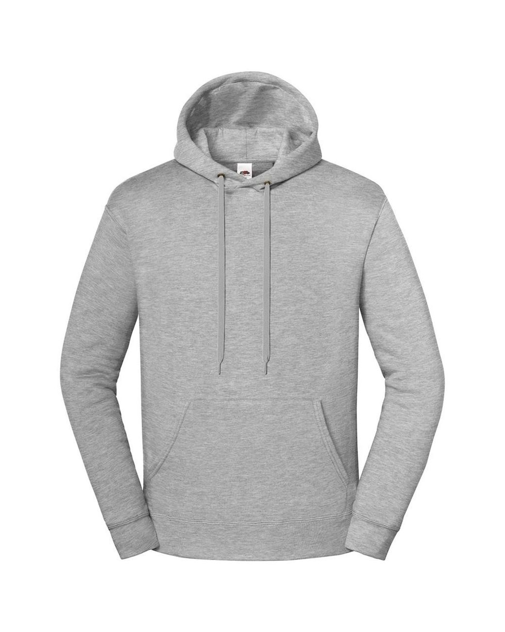 Fruit Of The Loom Gray Adult Iconic Premium Hoodie (Athletic Heather)