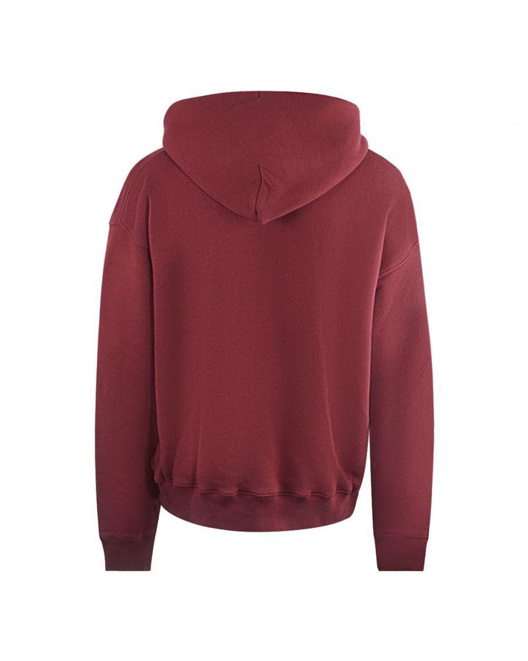 Off-White c/o Virgil Abloh Red How Was Your Delivery Dark Skate Hoodie for men