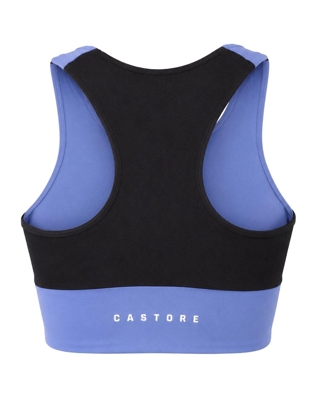 Castore Blue Aeromesh Longline Crop Sports Bra